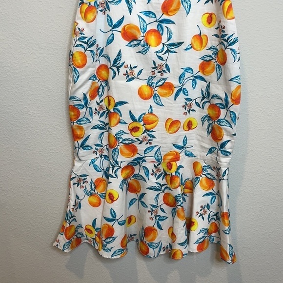 NWT Amanda Uprichard Senorita Dress in Peaches - Picture 6 of 16